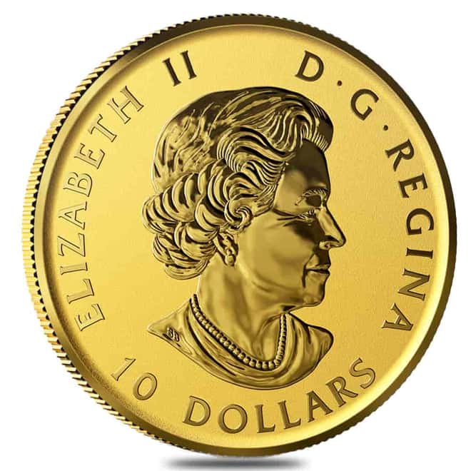 2021 1/4 oz Canadian Great Horned Owl Reverse Proof Gold Coin .9999 Fine