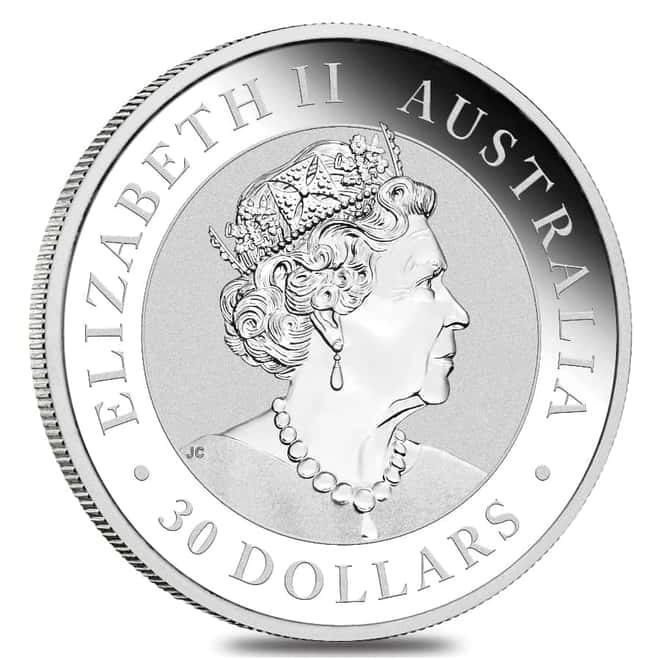 2021 1 Kilo Silver Australian Kookaburra Perth Mint .9999 Fine BU In Cap