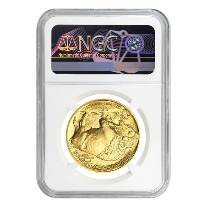2021 1 oz $50 Gold American Buffalo NGC MS 70 FDOI