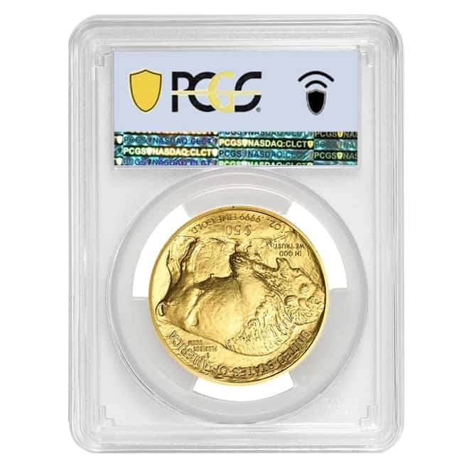 2021 1 oz $50 Gold American Buffalo PCGS MS 70 FDOI