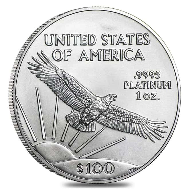 2021 1 oz Platinum American Eagle $100 Coin BU
