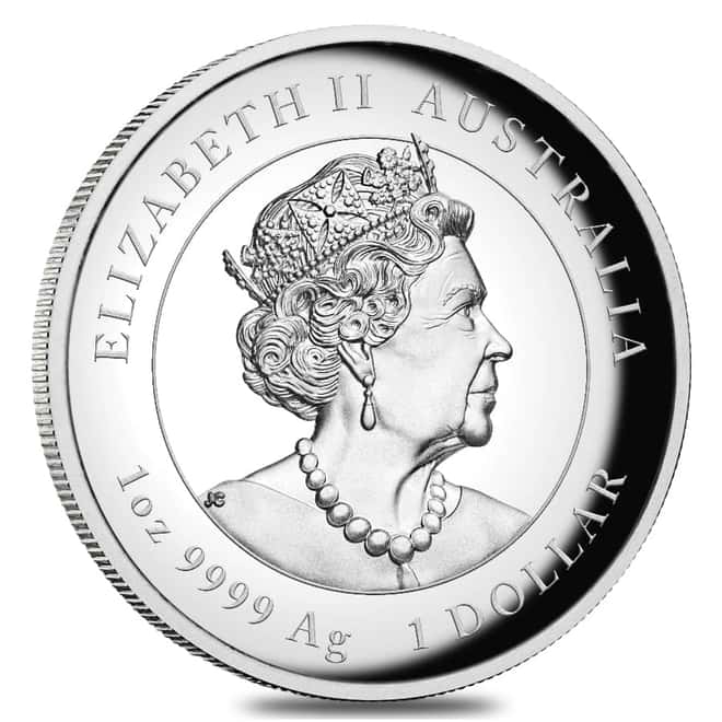 2021 1 oz Proof High Relief Silver Lunar Year of The Ox Australian Perth Mint (w/Box & COA)