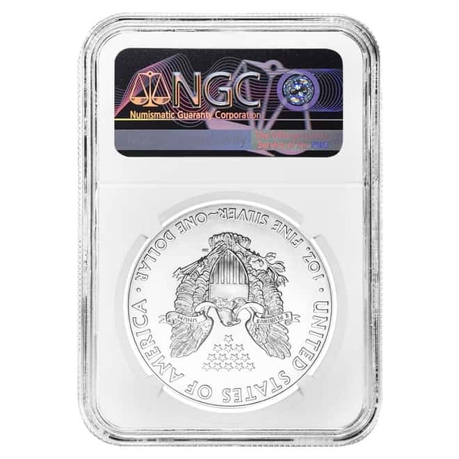 2021 1 oz Silver American Eagle $1 Coin NGC MS 69 Early Releases
