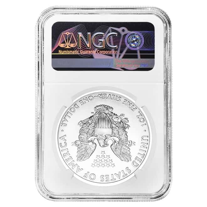 2021 1 oz Silver American Eagle $1 Coin NGC MS 70 First Day of Issue