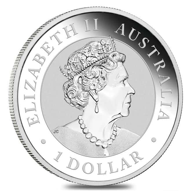 2021 1 oz Silver Australian Koala Perth Mint .9999 Fine BU In Cap
