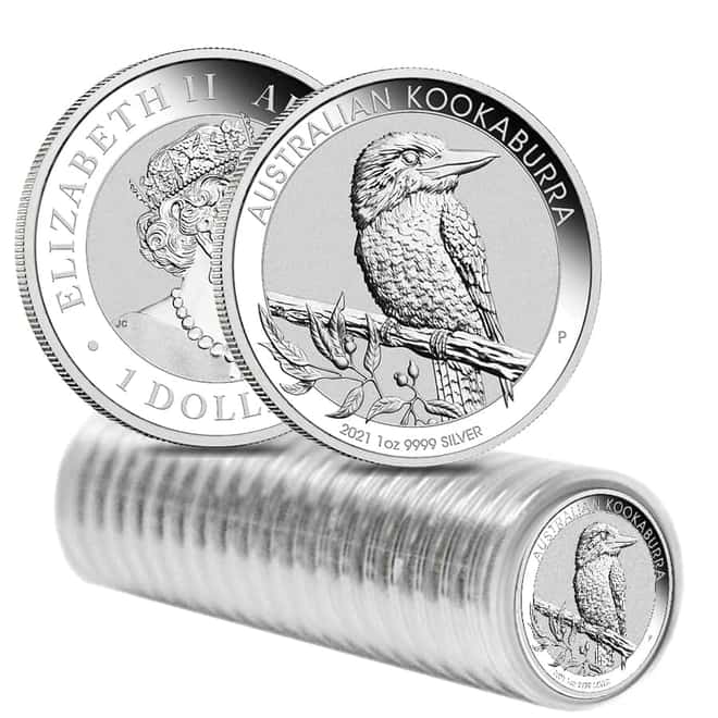 2021 1 oz Silver Australian Kookaburra Perth Mint .9999 Fine BU In Cap