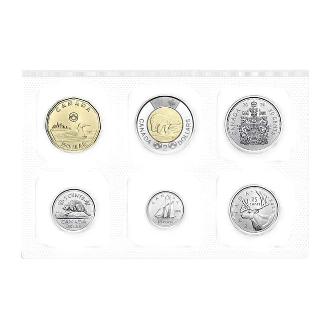 2021 Canada Classic Canadian Uncirculated 6-Coin Set (w/Box & COA)