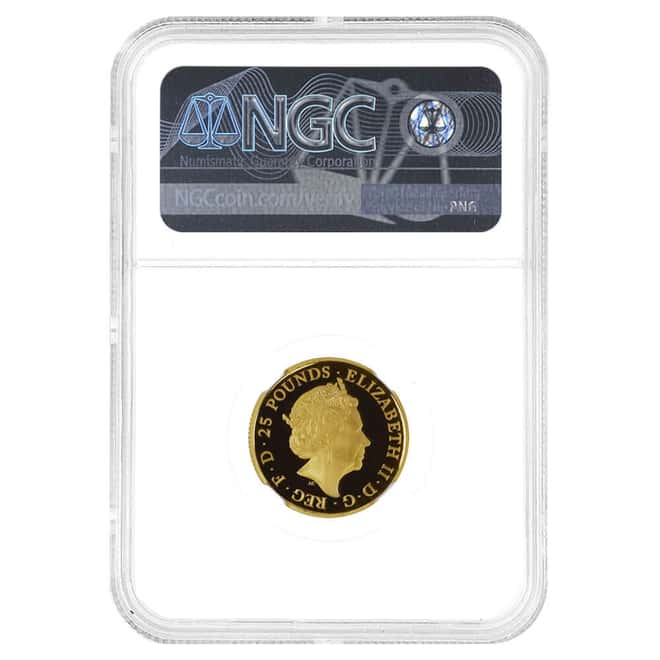 2020 Great Britain 1/4 oz Proof Queen's Beasts White Horse of Hanover Gold Coin NGC PF 68 UCAM
