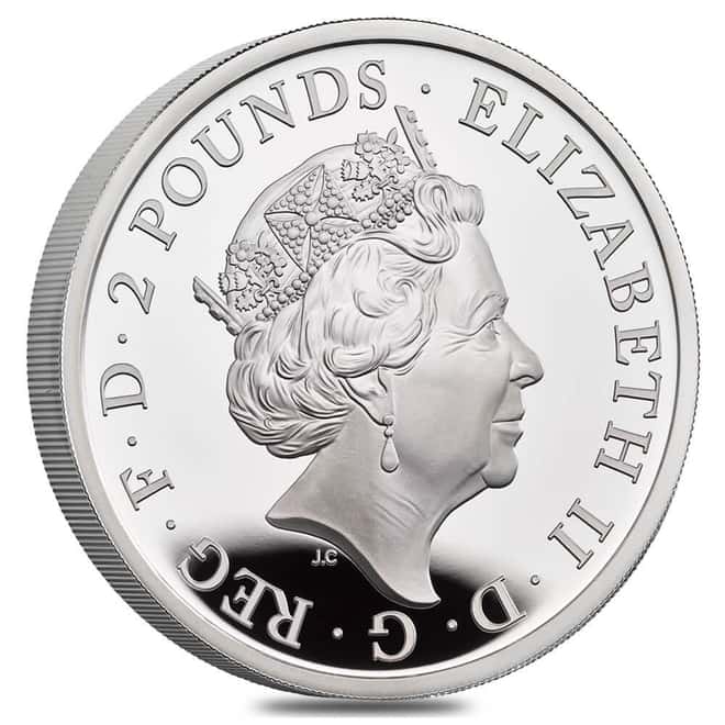 2021 Great Britain 1 oz Proof Silver Britannia Coin .999 Fine