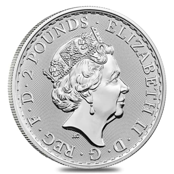 2021 Great Britain 1 oz Silver Britannia Coin .999 Fine BU