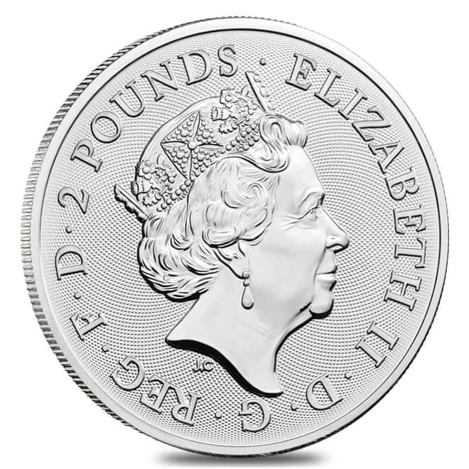 2021 Great Britain 1 oz Silver Music Legends Elton John Coin .999 Fine BU