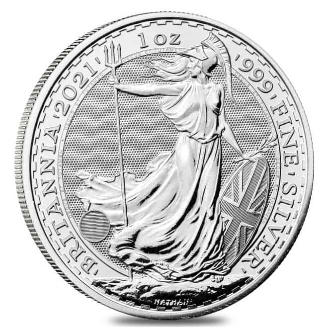 Monster Box of 500 - 2021 Great Britain 1 oz Silver Britannia Coin .999 Fine BU (20 Roll, Tube, Lot of 25)