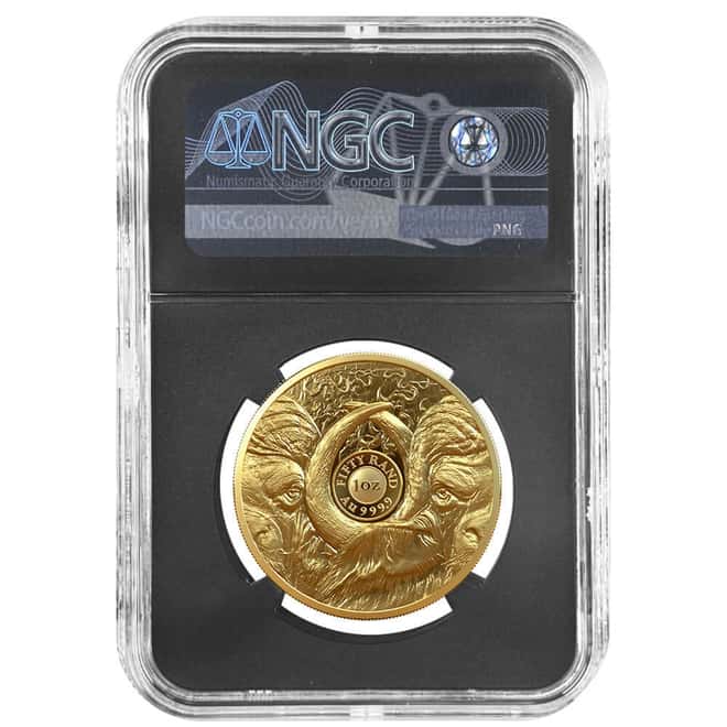 2021 South Africa 1 oz Proof Gold Big 5 Buffalo NGC PF 70 FD Tumi Tsehlo (w/Box)