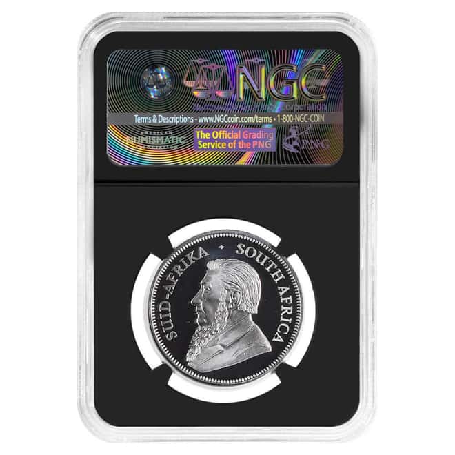 2017 South Africa 1 oz Proof Platinum Krugerrand 50th Ann. Privy NGC PF 70 UCAM FR Tumi Tsehlo