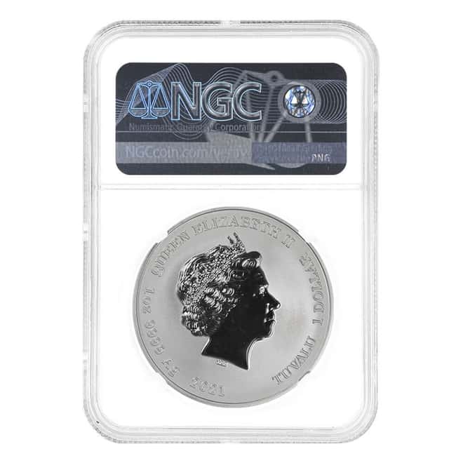 2021 Tuvalu 1 oz Marvel Wolverine Silver Coin NGC MS 70