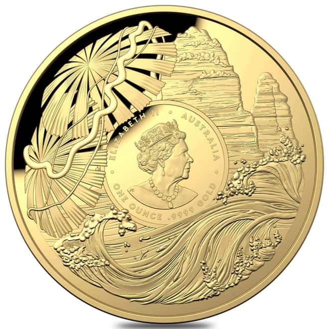 1 oz Royal Australian Mint Daintree Rainforest Gold Coin