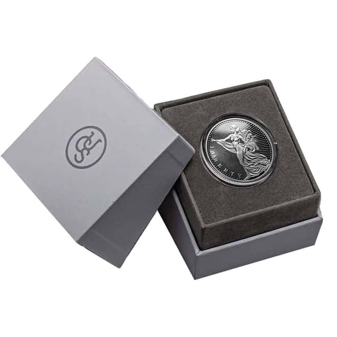 2022 1 oz United Crypto States Liberty Proof Silver Round