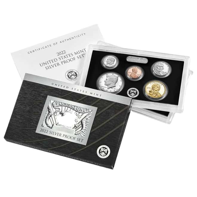2022-S US Mint Proof Silver Set (w/Box & COA)