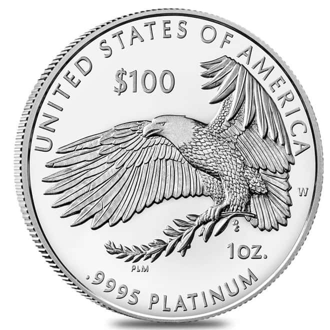 2022-W 1 oz Proof Platinum American Eagle Freedom of Speech (w/Box & COA)