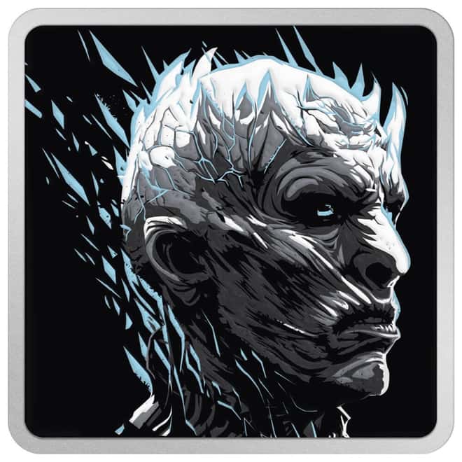 2022 1 oz Game of Thrones Night King Proof Silver Medallion