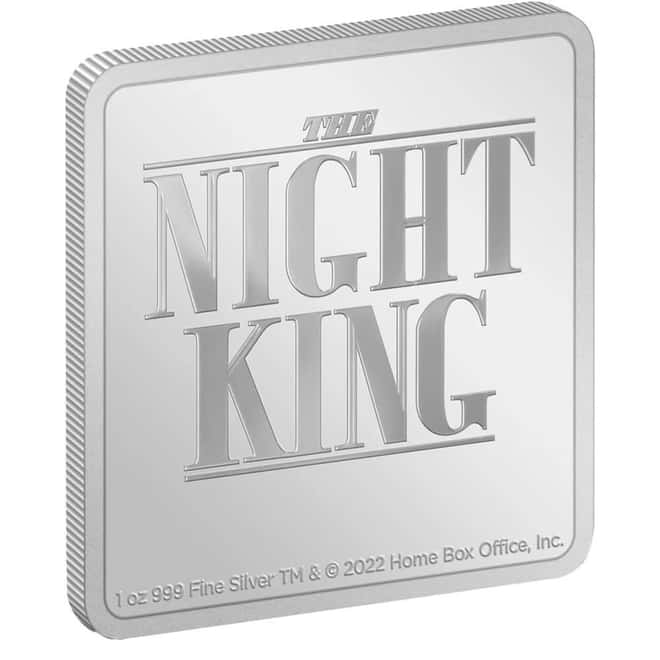 2022 1 oz Game of Thrones Night King Proof Silver Medallion