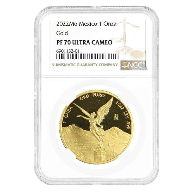 2022 1 oz Proof Mexican Gold Libertad NGC PF 70 UCAM