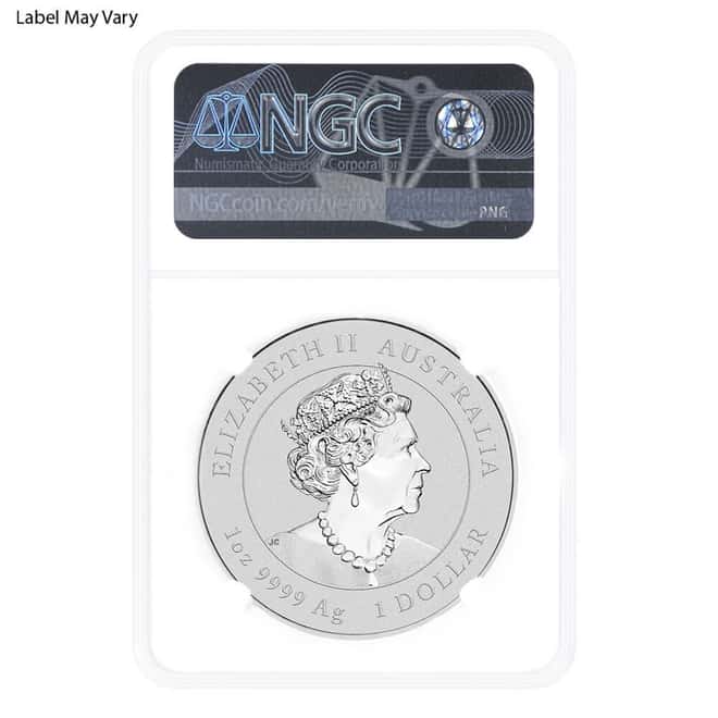 2022 1 oz Silver Lunar Year of The Tiger Australian Perth Mint NGC MS 70
