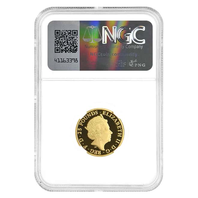 2022 Great Britain 1/4 oz Proof Tudor Beasts Seymour Panther Gold Coin NGC PF 70 UCAM