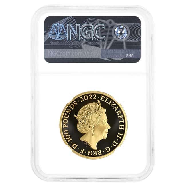 2022 Great Britain 1 oz King Edward VII Monarchs Gold Coin NGC PF 70 UCAM FR