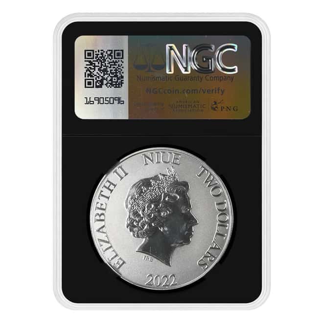 2022 Niue 1 oz Star Wars Darth Vader Silver Coin NGCX MS 9.9