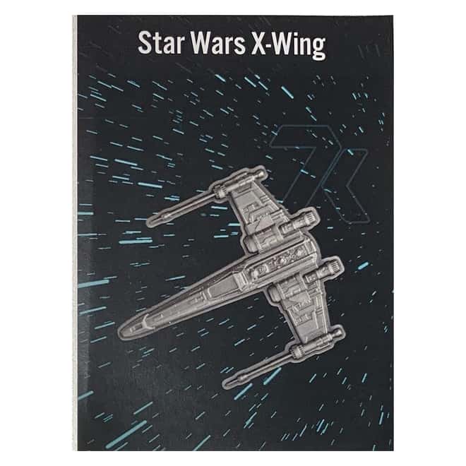 2022 Niue 1 oz Star Wars X-Wing Fighter Antiqued Silver Coin NGC MS 70