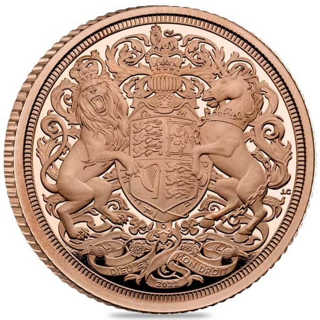 2022 UK Proof Gold Half Sovereign - Queen Elizabeth II Memorial Coin (w/Box & COA)