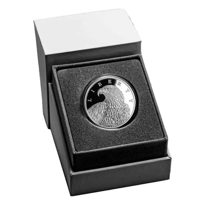 2023 1 oz United Crypto States Liberty Proof Silver Round