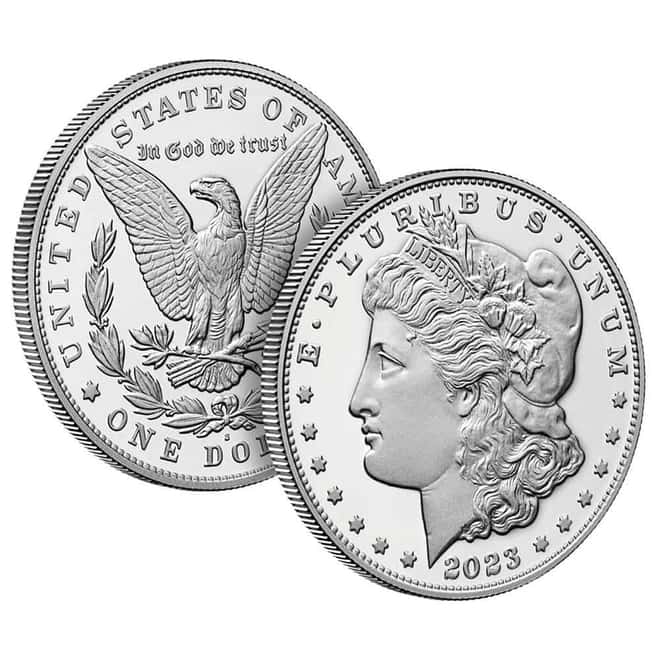 2023-S Morgan Silver Dollar Proof Coin PCGS PF 70 FDOI (Morgan Label)