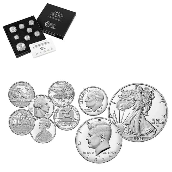 2023-S US Mint Limited Edition Silver Proof 8-Coin Set (w/Box & COA)