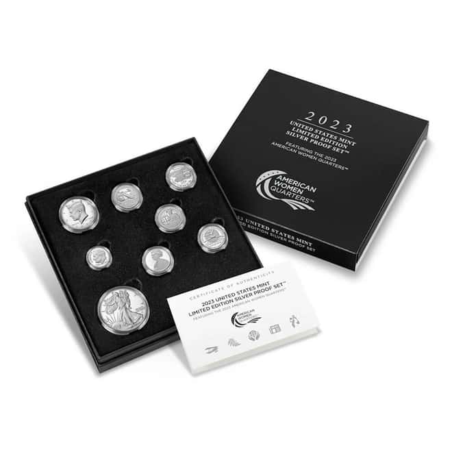 2023-S US Mint Limited Edition Silver Proof 8-Coin Set (w/Box & COA)