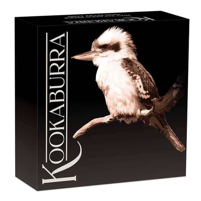 2023 2 oz Proof Gold Australian Kookaburra Perth Mint High Relief Coin (w/Box & COA)