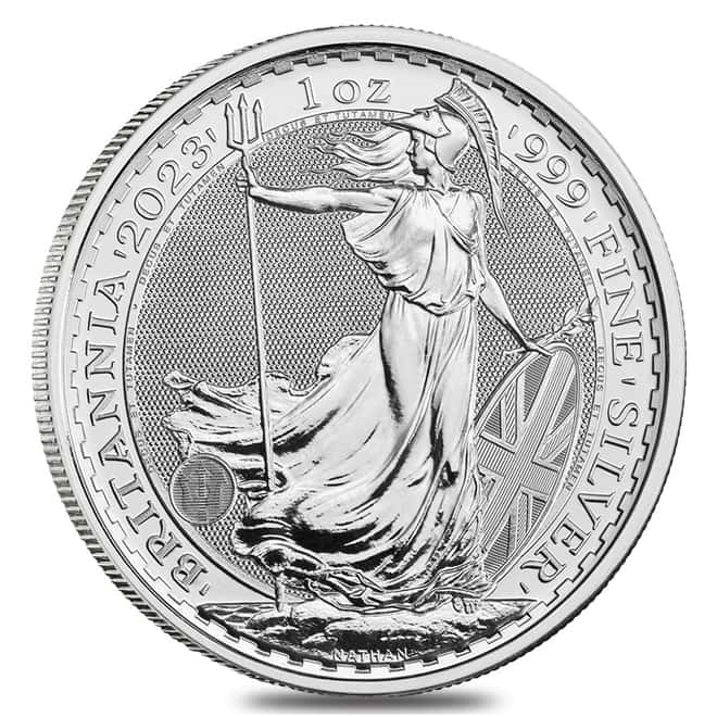 2023 Great Britain 1 oz Silver Britannia Coin .999 Fine BU