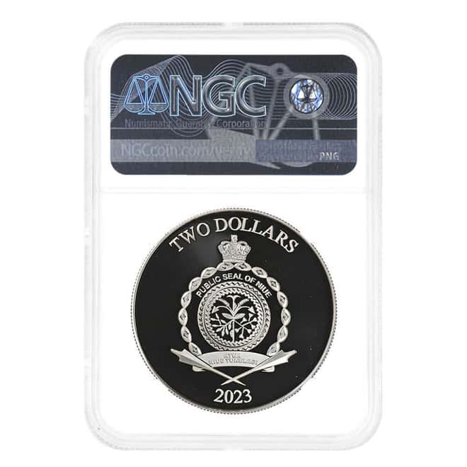 2023 Niue 1 oz DC Comics Superman 85th Ann. Proof Silver Coin NGC PF 70 UCAM FR