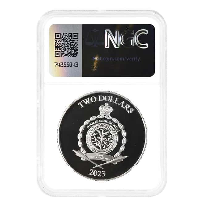 2023 Niue 1 oz DC Comics Wonder Woman Classic Proof Silver Coin NGC PF 70 UCAM FR