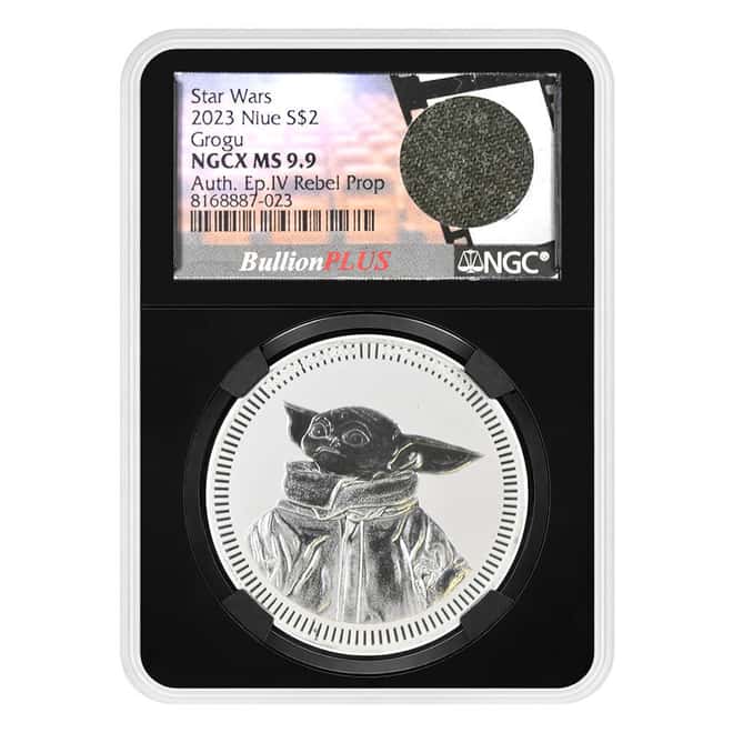 2023 Niue 1 oz Star Wars Grogu Silver Coin NGCX MS 9.9