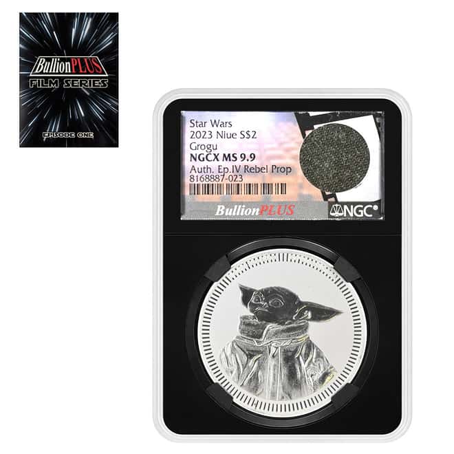 2023 Niue 1 oz Star Wars Grogu Silver Coin NGCX MS 9.9