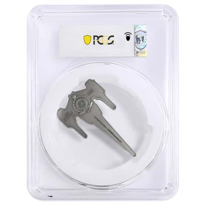 2023 Niue 3 oz Star Wars The Mandalorian's N-1 Starfighter Silver Coin PCGS SP 70