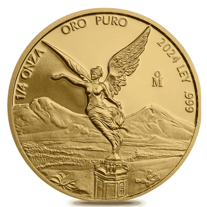 2024 1/4 oz Mexican Libertad Proof Gold Coin