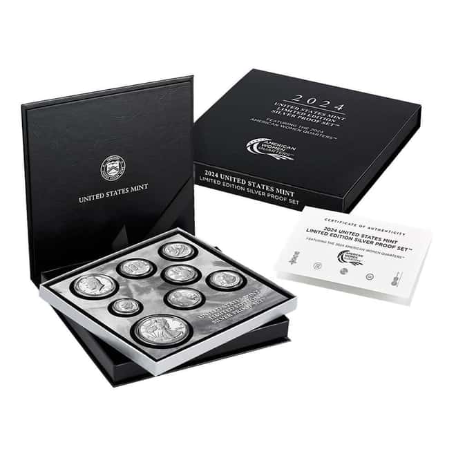 2024-S US Mint Limited Edition Silver Proof 8-Coin Set (w/Box & COA)