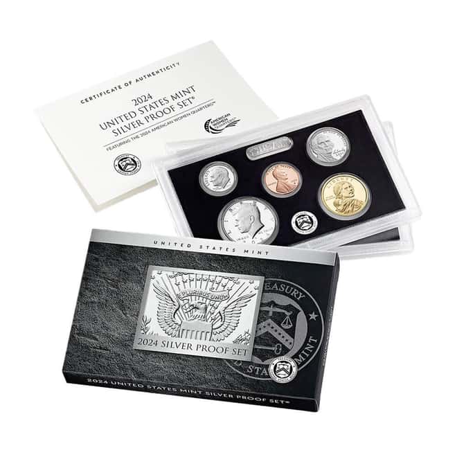 2024-S US Mint Proof Silver Set (w/Box & COA)