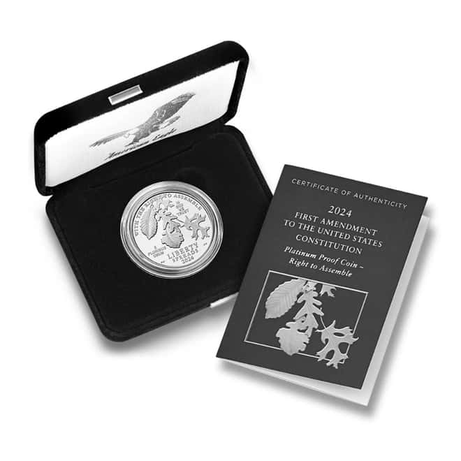 2024-W 1 oz Proof Platinum American Eagle Right to Assemble (w/Box & COA)