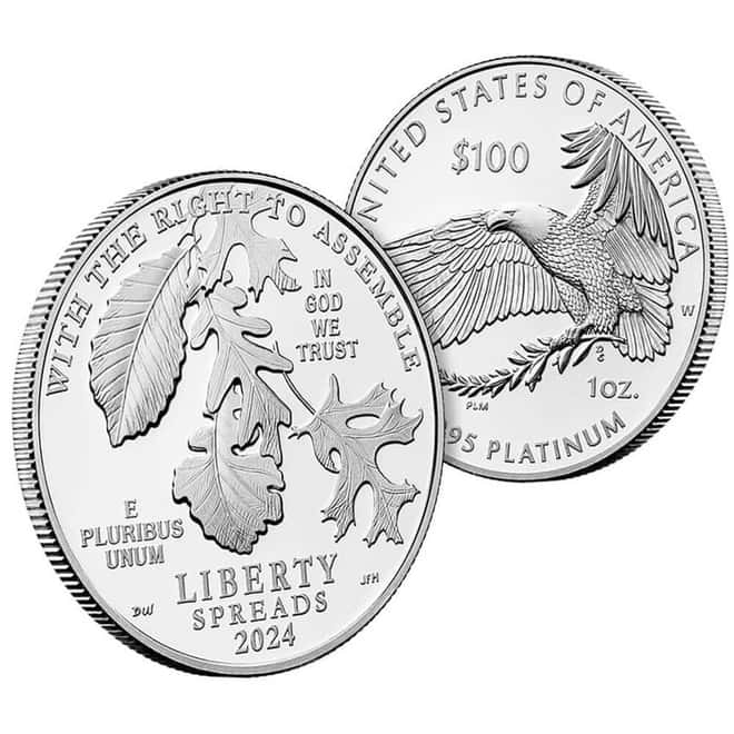 2024-W 1 oz Proof Platinum American Eagle Right to Assemble (w/Box & COA)