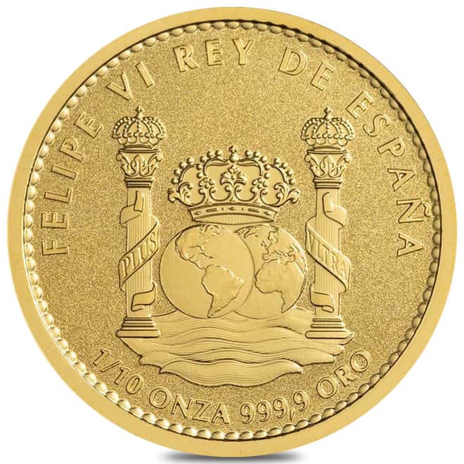 2024 1/10 oz Spanish Stallion Doubloon Reverse Proof Gold Coin .9999 Fine