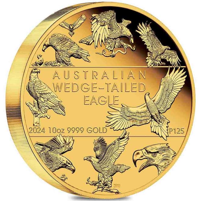 2024 10 oz Proof Gold Australian Wedge-Tailed Eagle Perth Mint Coin